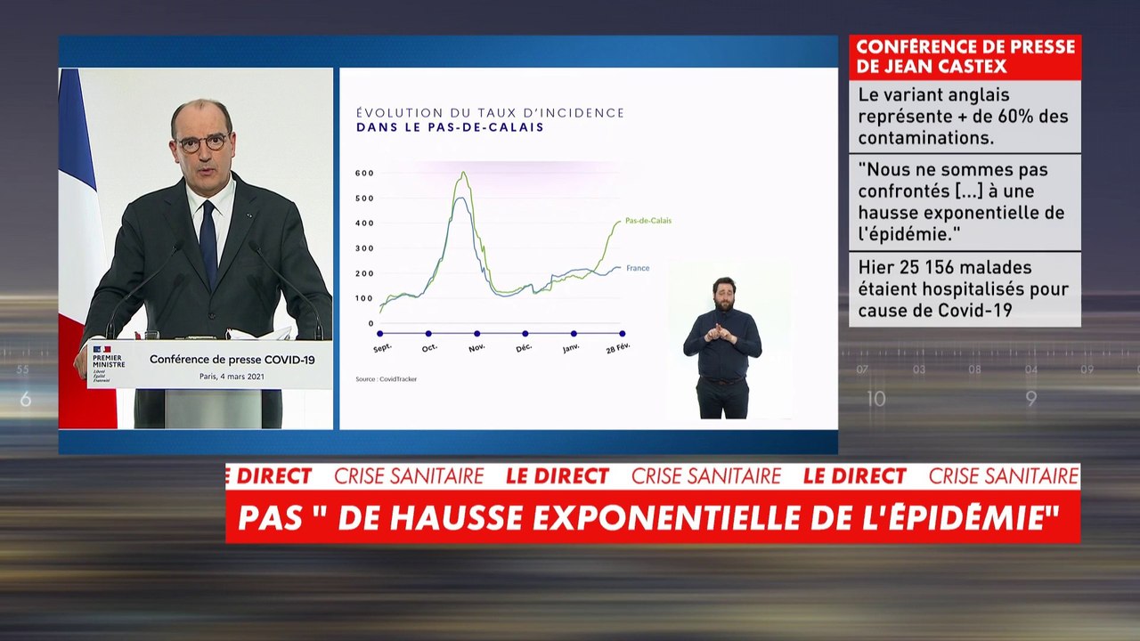 Jean Castex : «Nous allons étendre le dispositif de confinement le week-end à l’ensemble du département du Pas-de-Calais. Il s’appliquera dès ce week-end»