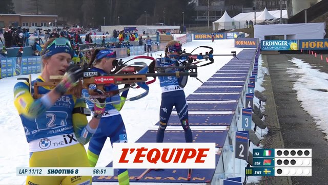 Le résumé du relais femmes de Nove Mesto - Biathlon - CM (F)
