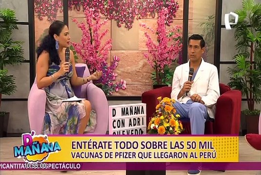 ¿A dónde irán las 50 mil vacunas de Pfizer que llegaron al Perú?