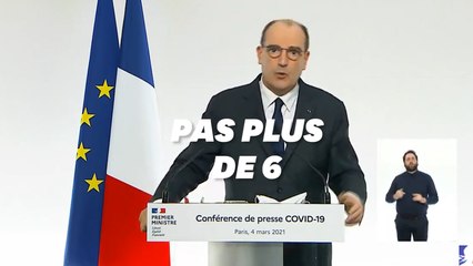 Castex demande aux habitants des départements en vigilance d'éviter d'en sortir