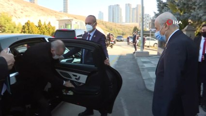 Cumhurbaşkanı Erdoğan, MHP Genel Başkanı Bahçeli'yi ziyaret etti