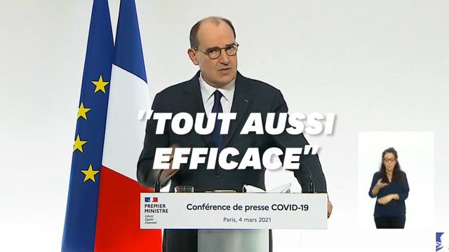 Covid-19: sur le vaccin AstraZeneca, les réserves n'ont plus lieu d'être assure Castex