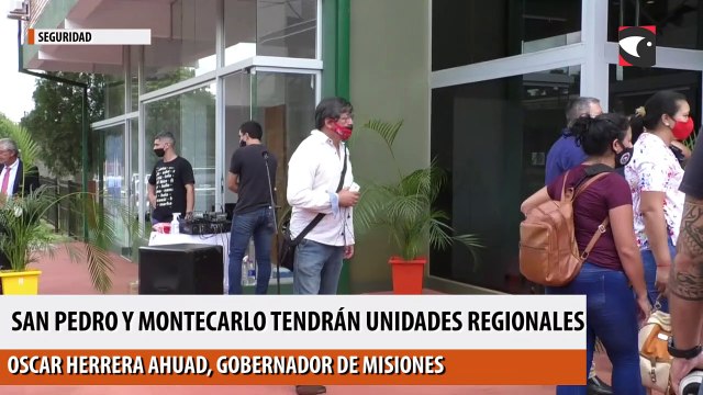 San Pedro y Montecarlo tendrán Unidades Regionales