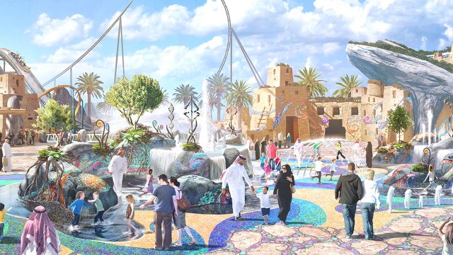 This Theme Park in Saudi Arabia Is Opening the World's Fastest, Tallest, and Longest Rolle