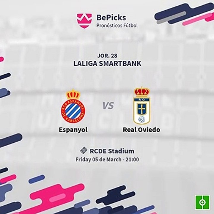 Jornada 28ª Liga Smartbank 2020/2021 RCD Espanyol vs Real Oviedo Los numeros.