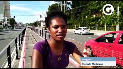 Ciclovia da Avenida Leitão da Silva apresenta falhas de proteção