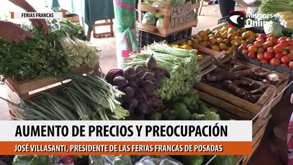 Aumento de precios y preocupación entre los feriantes
