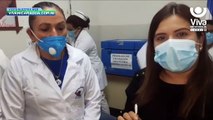 Pacientes crónicos de Chinandega se inmunizan contra el Covid-19