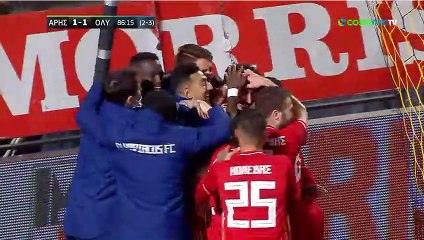 1-1 Το γκολ του Ανδρέα Μπουχαλάκη - Άρης 1-1 Ολυμπιακός 04.03.2021