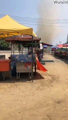 Dust Devil Disrupts Patong Market