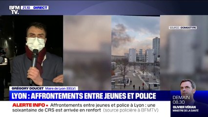 Grégory Doucet sur les affrontements à Lyon: "On a prévu une présence de la police nationale et de la police municipale plus importante"