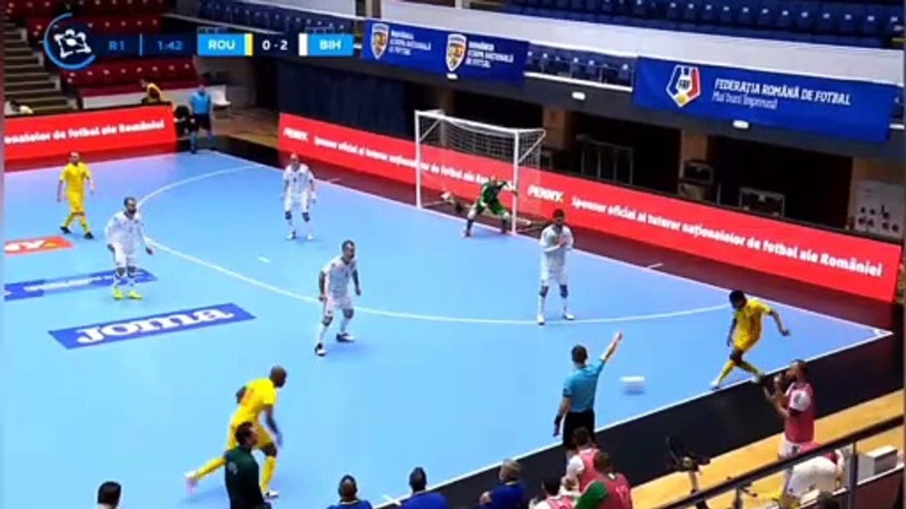 Romenia 2x3 Bósnia Herzegovina  - UEFA Futsal EURO 2022(1080P_HD)