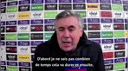 Everton - Ancelotti : "Quand je regarde le classement, je suis content"