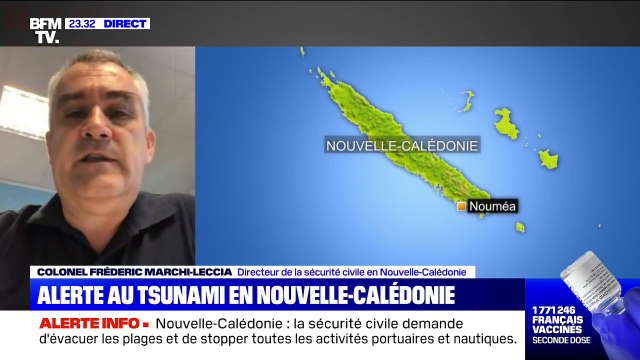 Alerte au tsunami en Nouvelle-Calédonie: C'est probablement le premier d'une série , selon le directeur de la sécurité civile