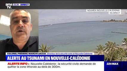 Alerte au tsunami en Nouvelle-Calédonie: "On attend une vague entre un et trois mètres" (Sécurité civile)