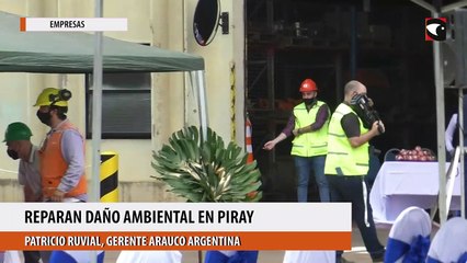 Reparan daño ambiental en Piray
