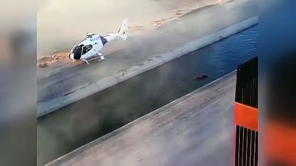 US Border Patrol agents rescue father and child from Arizona canal