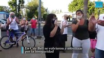 En City Bell se volvieron a movilizar por la inseguridad