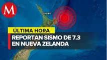 Sismo de magnitud 7.3 sacude Nueva Zelanda y genera alerta de tsunami