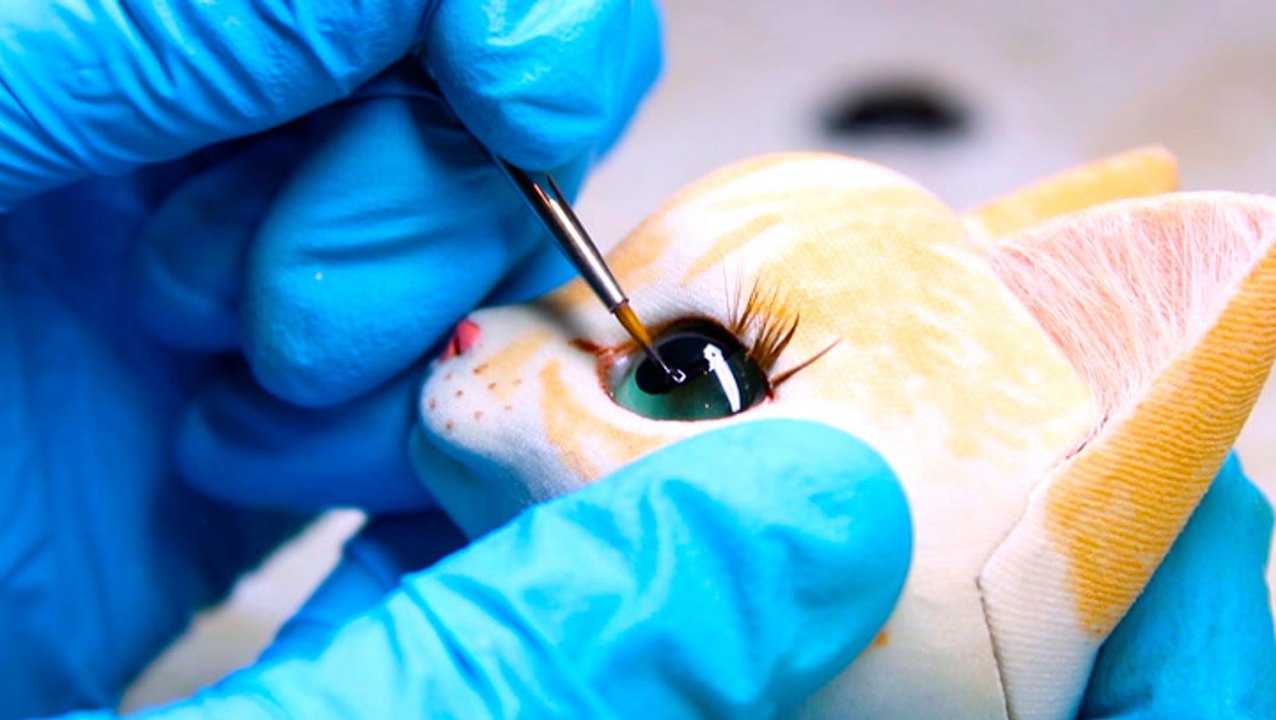 Artist creates humanlike cat dolls