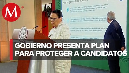 Secretaría de Seguridad presenta plan para proteger a candidatos electorales