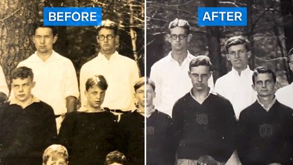 How a 90-year-old photograph is professionally conserved