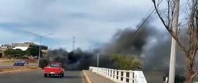 Incendio en registro de alumbrado público moviliza a los cuerpos de emergencia en Culiacán