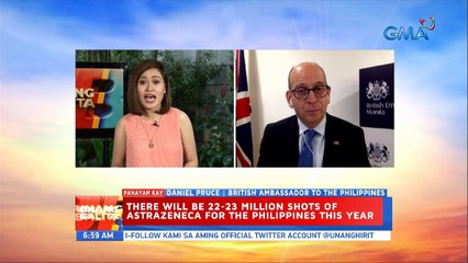 Unang Hirit: Panayam kay Daniel Pruce, British Ambassador to the Philippines