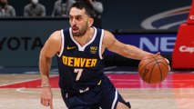 Facundo Campazzo showing off his craftiness with the basketball