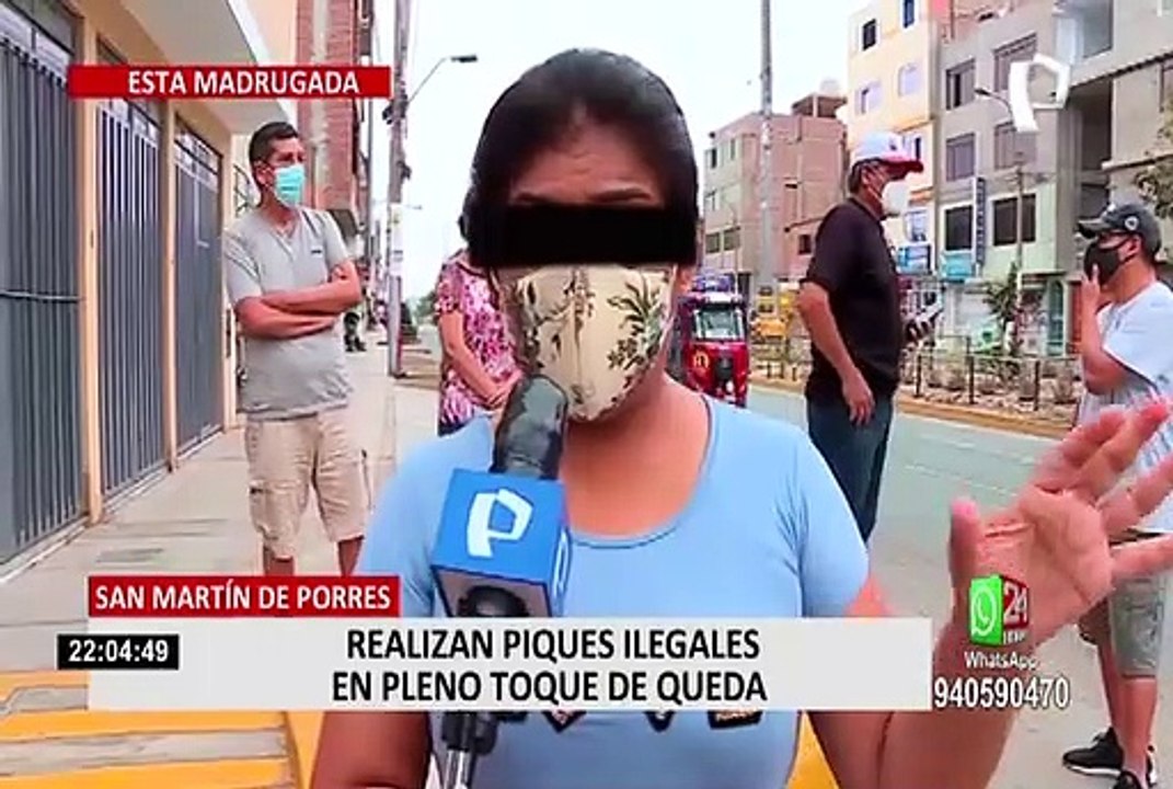 SMP: vecinos piden frenar piques ilegales de motos en pleno toque de queda