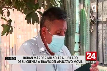 Anciano denuncia que le robaron más de 7 mil soles de su cuenta de ahorros