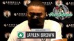 Jaylen Brown Postgame Interview | Celtics vs Raptors