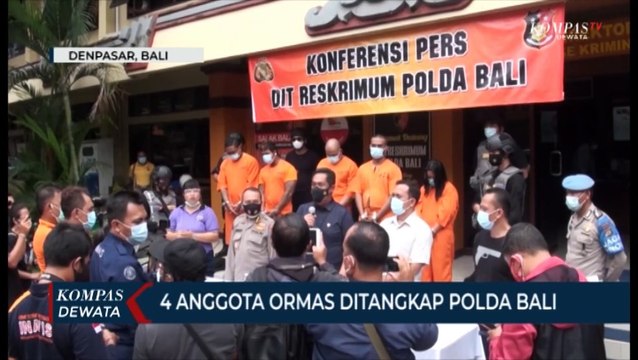 ORMAS Di Bali Tagih Hutang, Rampas Mobil Dan Ancam Tembak , Ditangkap POLDA Bali