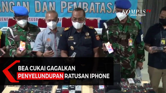 Bea Cukai Gagalkan Penyelundupan Ratusan Iphone Ilegal