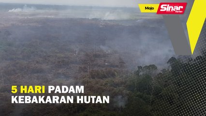 5 hari padam kebakaran hutan