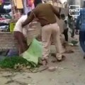 Video Of Police Removing Vegetable Seller By Kicking In Bijnor Goes Viral