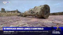 De nouveaux brises-lames à Saint-Malo pour protéger les remparts des vagues