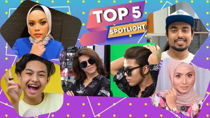 Top 5 Spotlight: Mawar Karim jawab tuduhan kuat cemburu kalau Fizo Omar kahwin lain...
