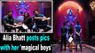 Alia Bhatt posts pics with 'magical boys' Ranbir and Ayan Mukerji