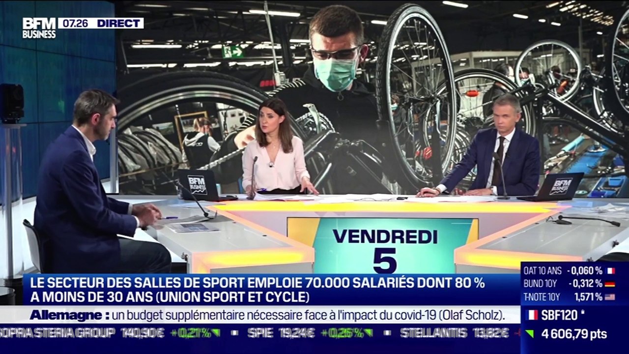 Virgile Caillet (Union Sport & Cycle) : Les salles de sport soumis aux nouveaux protocoles de santé - 05/03