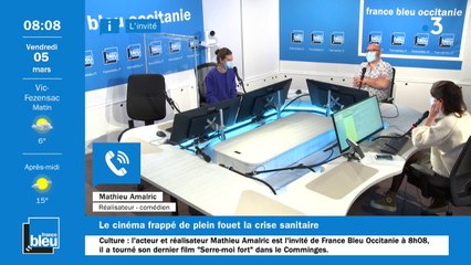 Mathieu Amalric rêve de revenir au cinéma, "marre du petit écran"