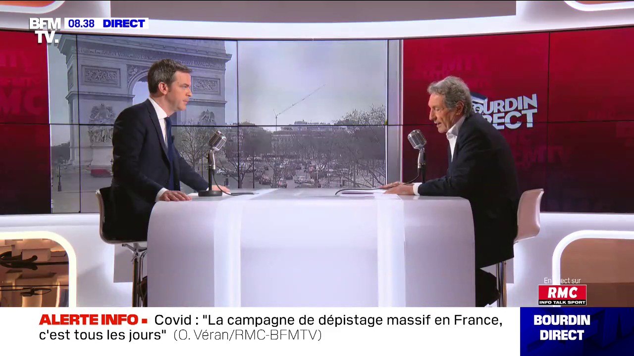 Olivier Véran: "Il y a une diminution de la circulation du virus chez les personnes âgées grâce à la vaccination"