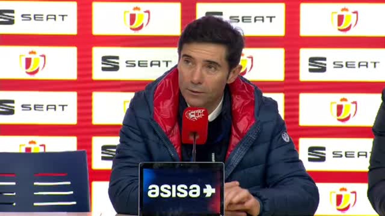 Marcelino: "Estos jugadores han entrado en la historia"