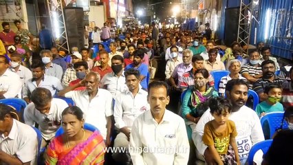 பொதுக்கூட்டத்தில் ம.நீ.ம.,  கட்சி தலைவர் கமல்ஹாசன் பேச்சு!