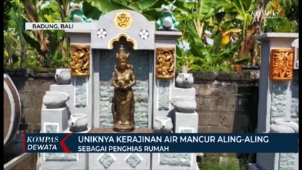 Cantiknya Kerajinan Air Mancur Aling-Aling Sebagai Penghias Rumah