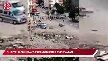 Suriyelilerin kavgasını çeken vatandaşın isyanı: Bizleri bunlarla yaşamaya mahkum edenler utansın