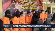 9 Komplotan Ranmor Ditangkap Polres Indramayu