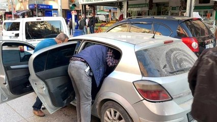 Çaldığı araçla kent merkezinde gezerken yakalandı