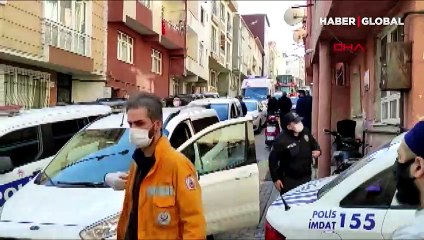 Kağıthane'de hareketli dakikalar! Ailesini eve kilitleyip balkondan atladı