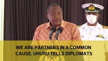 We are partners in a common cause, Uhuru tells diplomats